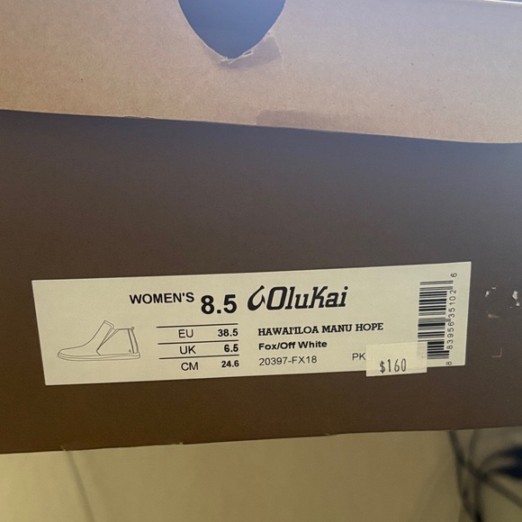 OluKai Women's Hawaiian Manu Hope Sneakers - Off White - Picture 3 of 3